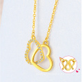 Shangjie OEM ODM Dia de la Madre Gold rempli 24k Gold Women Collier Jewelry Real Gold Collier